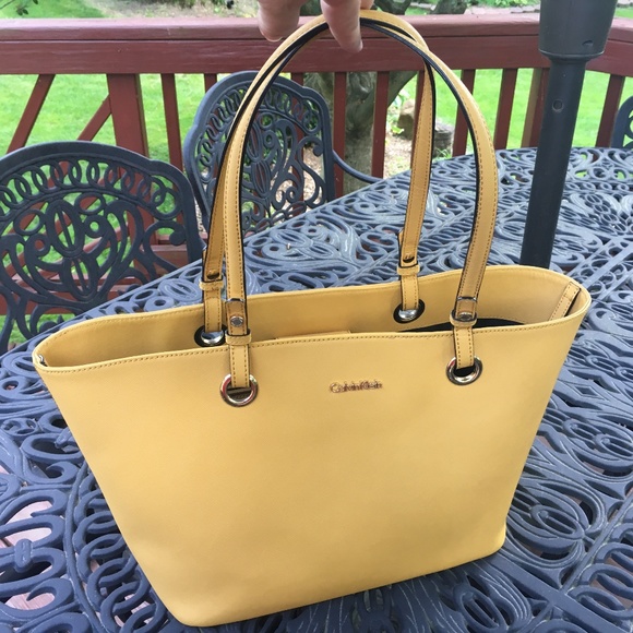 Calvin Klein Handbags - [SOLD] Calvin Klein "East/West" Saffiano Tote